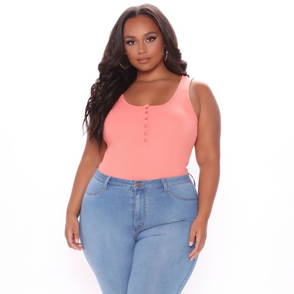Fashion Nova | Tops | Fashion Nova Plus Size Henley Tank Top | Poshmark